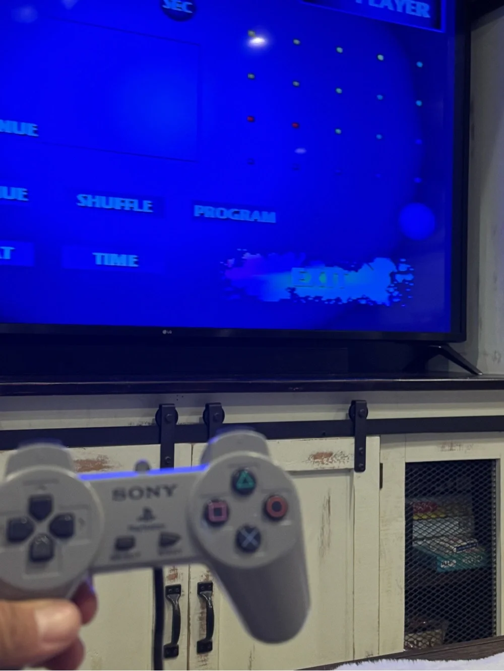 Sony PlayStation Classic Console Bundle in 2 Light Gray with 1 Black Controller